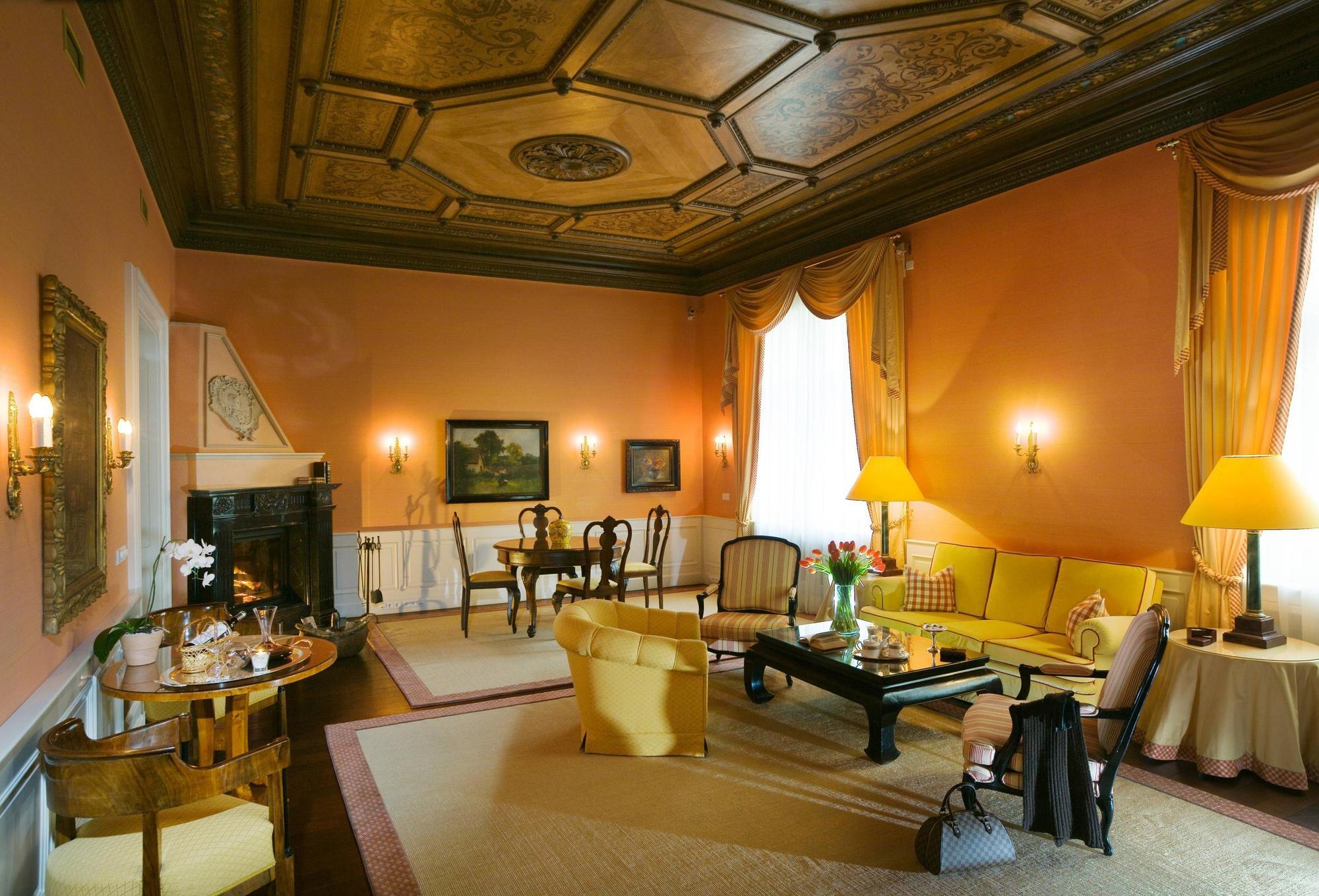 Le Palais Art Hotel Praga Camera foto The living room